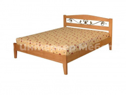 Кровать 2-спальная Вильнюс (с ковкой)